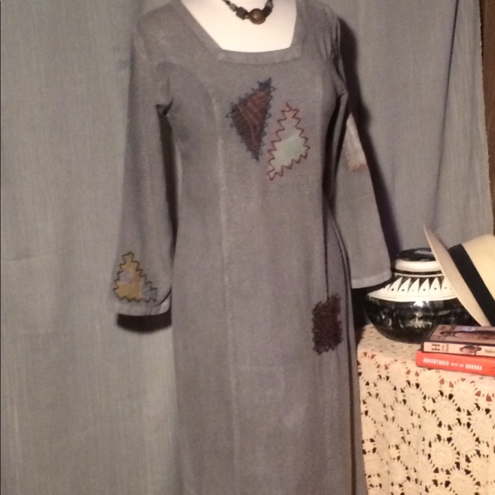 ☘️SACRED THREADS Maxi-Dress in Santa Fe Boho, S/M
